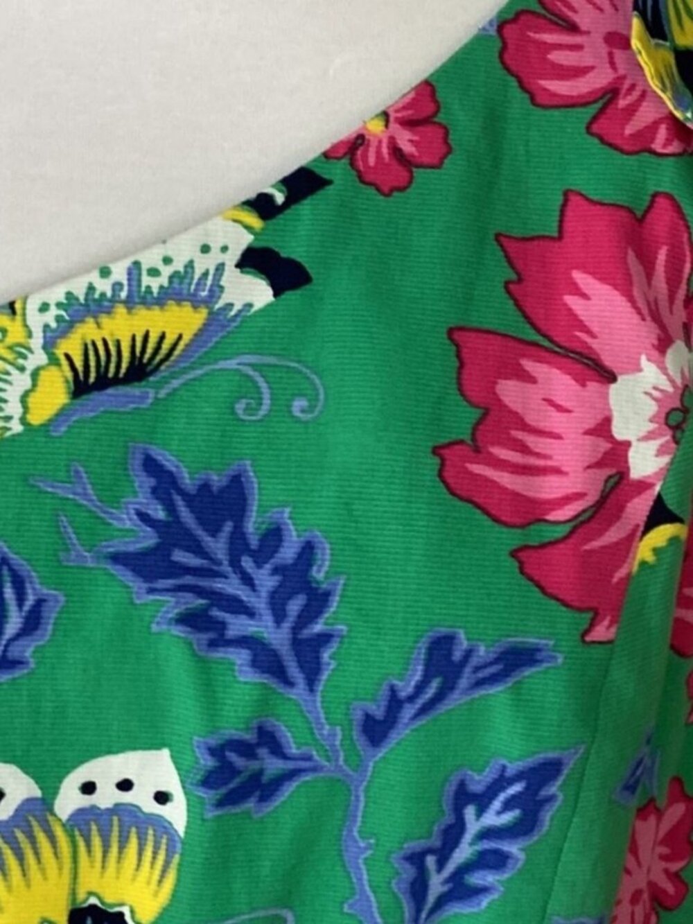 Talbots Dress 12 One Shoulder Large Retro Semi Formal Butterfly Wedding Guest - Picture 11 of 14
